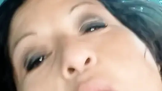 XRAQUELX eier tiefer blowjob und hardcore-gesichtsfick