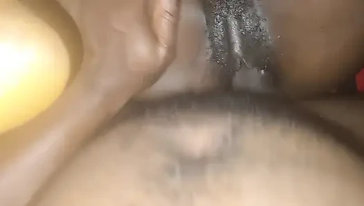 18 teen hot black  girl taking BBC