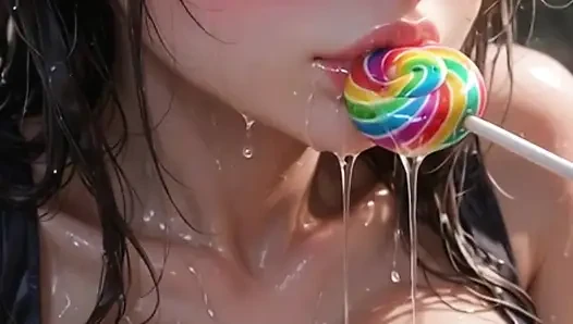 Lolipop yalama derlemesi, 3 boyutlu anime