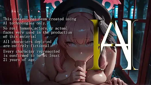 ATKINS HEAVEN - The Red Phone Booth: Angelic Slut Gets Pounded & Cummed On!