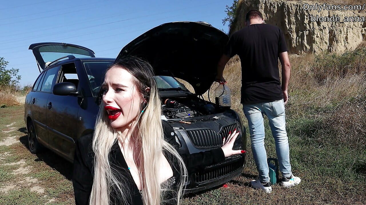 Girl vs Car. The Oil Change