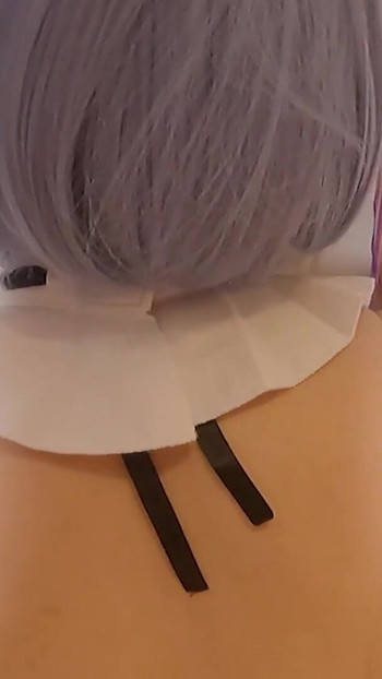 Azijski Femboy Re Zero Rem, Zagrijavanje vibratora prije seksa dio.11 | Isječak 1