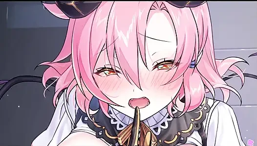 Adegan Kaiju Princess 2 - Succubus Rambut Pink Nunjukin Kamu Cara Mendapatkan Ekornya