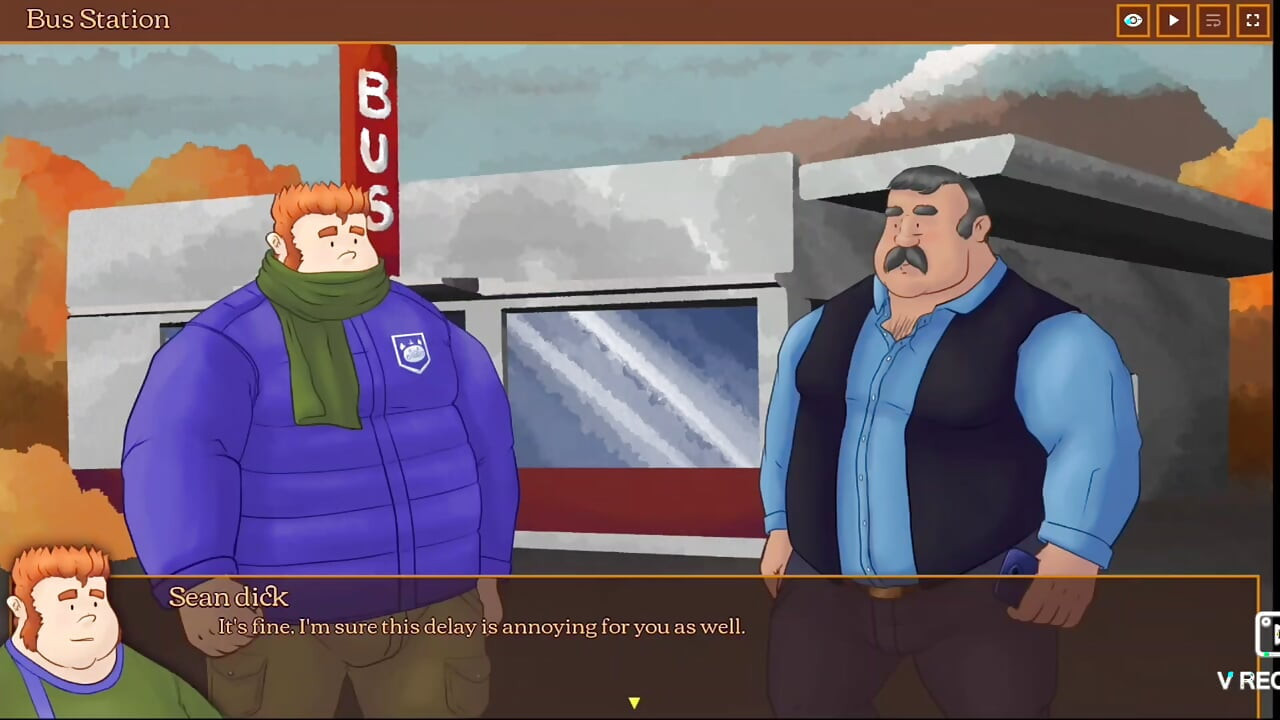 Your favorite lumberjack fucks chubby young man in the cabin.