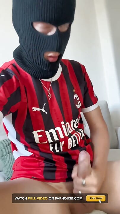 Horny Ac Milan Soccer Bro Shoots Load