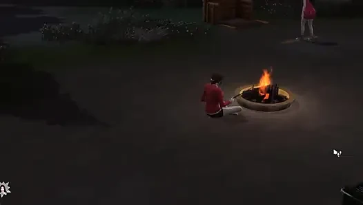 Ficken im wald mit einem heißen mädel, sims 4