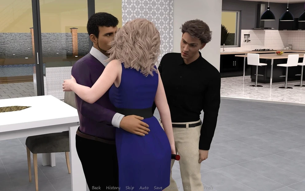 My Stepbrother 's Wife #44 Alan Kissed Justine in Front of John