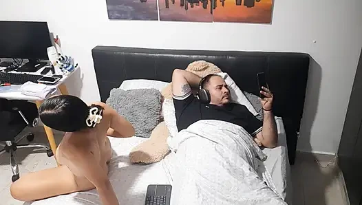 I change clothes with my stepfather and he doesn't look at me