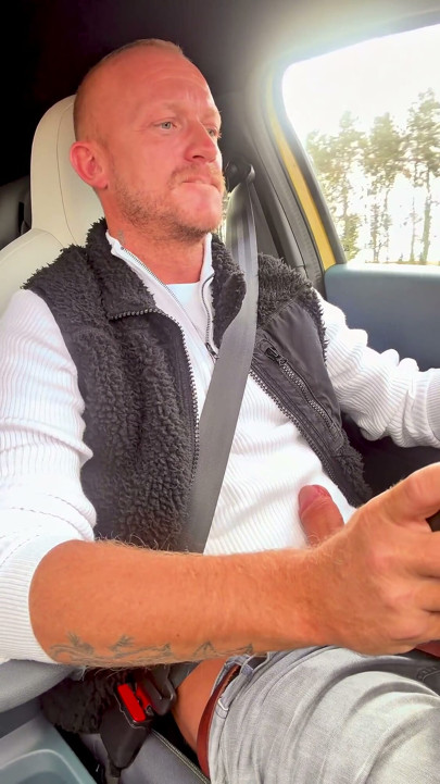 Hot on the Highway and Jerking in the Public Toilet