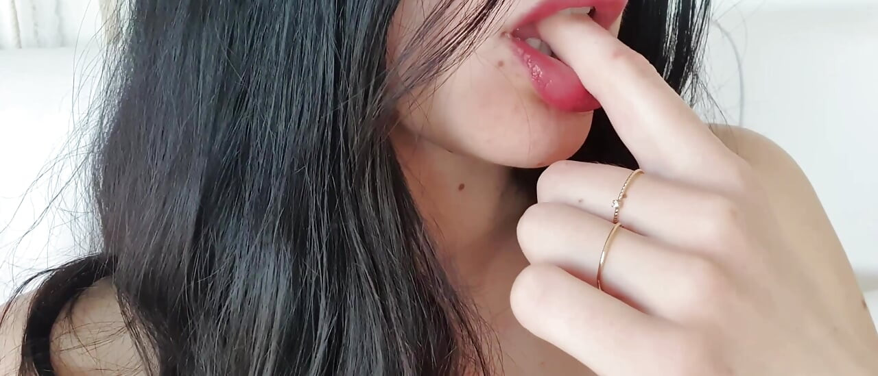 Sucking my fingers before a hard anal fingering session (JOI)