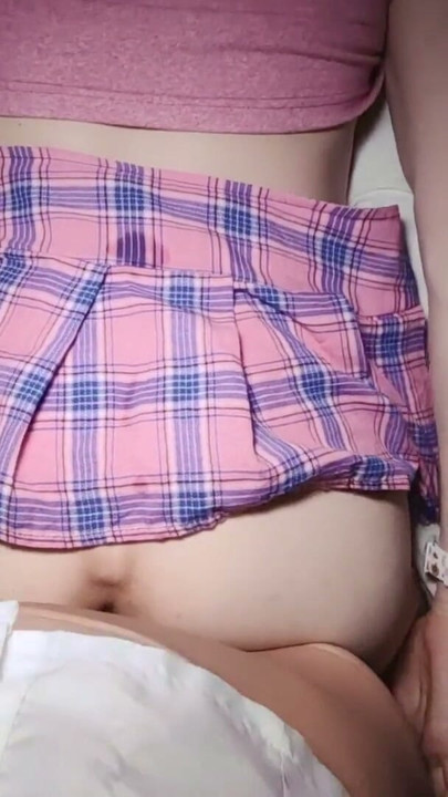 Mistress fucks twink sissy in his anal hole so rough | Clip 2