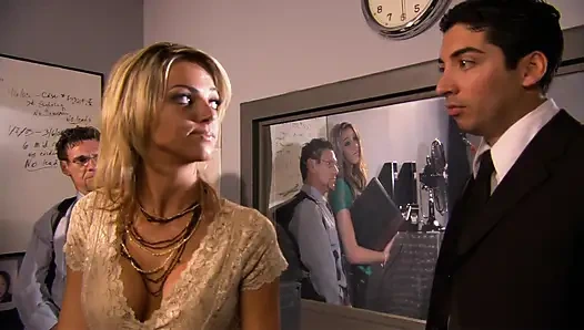 Pretty babe gets facial in the bathroom