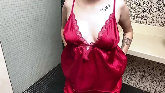Masturbation in the Bathroom After a Day