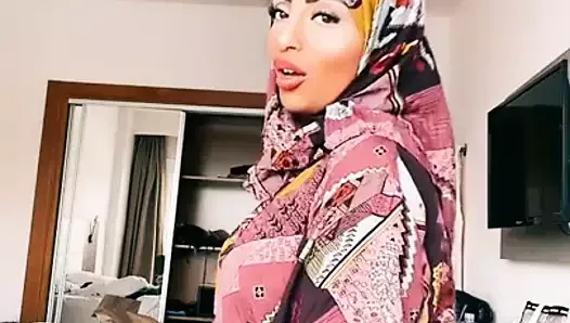 Hijabi to slut transformation