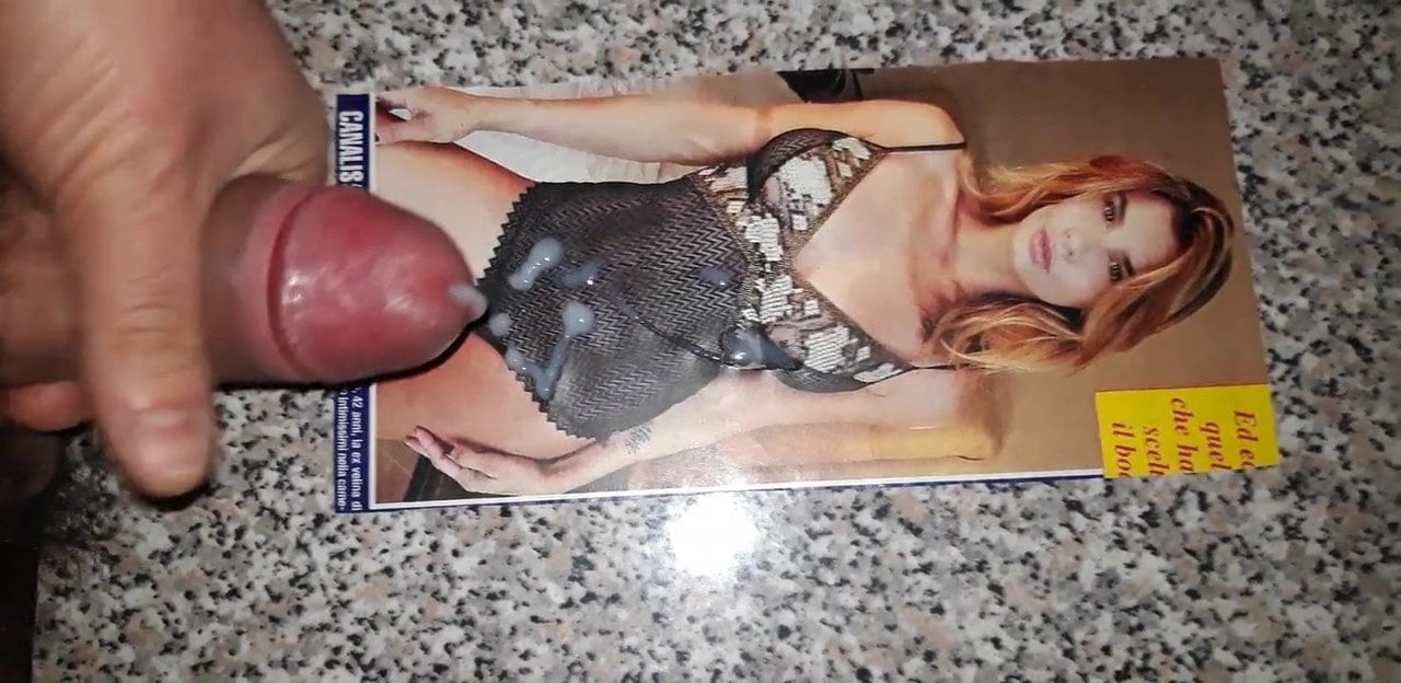 cum tribute for Elisabetta Canalis