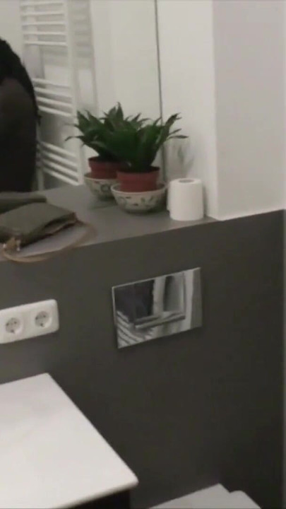 Must-share moment from "German Mature fuck two Friends of her Step Son on Toilet in 3some"