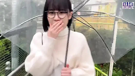 Sweet-glasses Tease on a Lazy Day Savoring Warm Drops in Endless Gulp Bliss -part.1