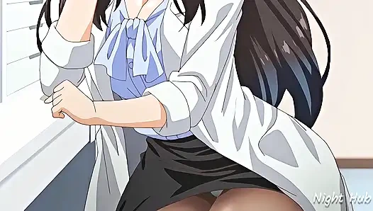 Sie hat einen schönen cumshot bekommen