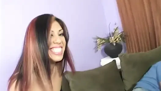 Collar-wearing Slut Fingers Gaping Ass and Sucks Throbbing Cock