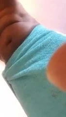毛巾下