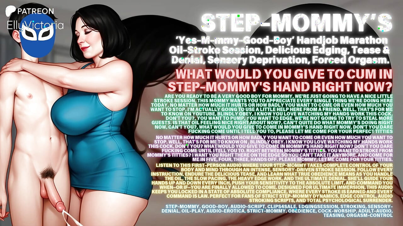 Ai Femdom Step-stepmommy 'say Yes' Handjob Marathon JOI Stamina Song. Step-stepmommy, Good-boy, Edging Session, Stroking, Sensor