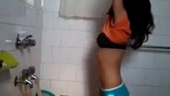 Desi chick making a teasing video for her guy