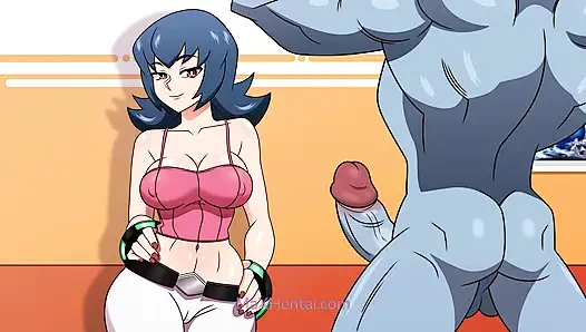 Pokemonlu Sabrina canavar siyah yarakla parçalıyor (çizgi film seksi)
