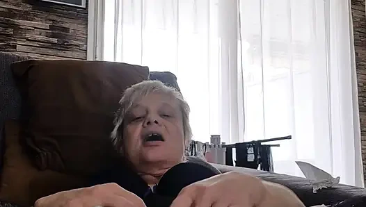 In Sexy Lingerie I Play with My Finger and My Dildo