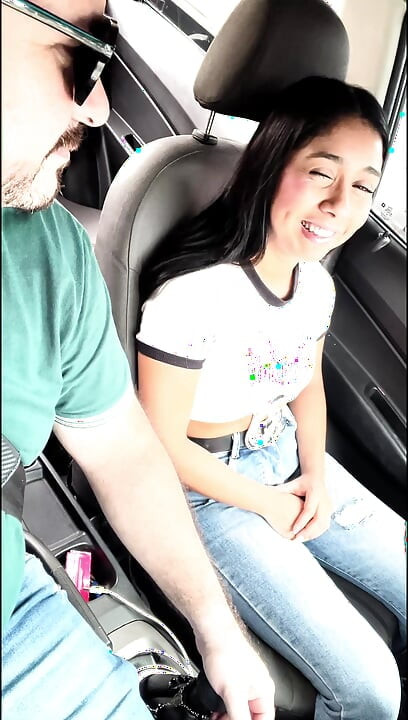 I suck the cock of the UBER driver