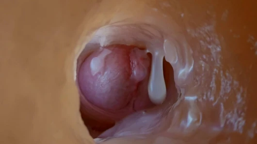 A vulgar guy found a way to find out what is happening inside the anus during sex