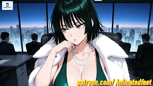 Fubuki Anime Style Hentai Anime Anal Footjob