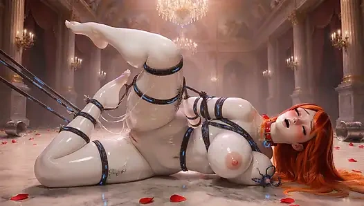 3D хентай наездница кукла - смарт-управление веревками и поплавок Ahegao