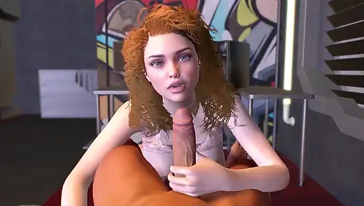 3D Closeup Handjob by a Cute Teen From: Thescenes