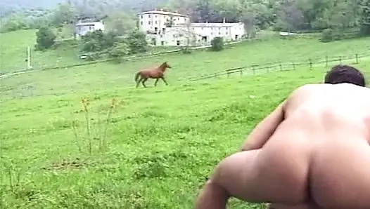 Mature Blonde MILF Stretched Wide in Outdoor Hardcore Pounding