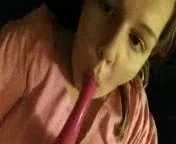 Chubby Brunette Masturbation With Vibrator