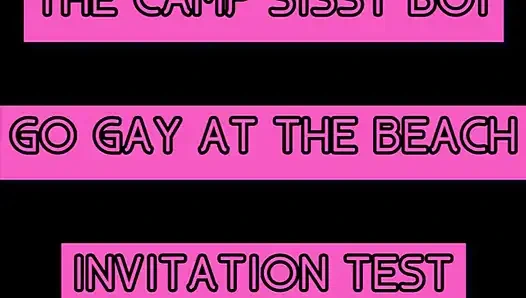 AUDIO ONLY - The Camp Sissy Boi invitation test let me know if you complete it