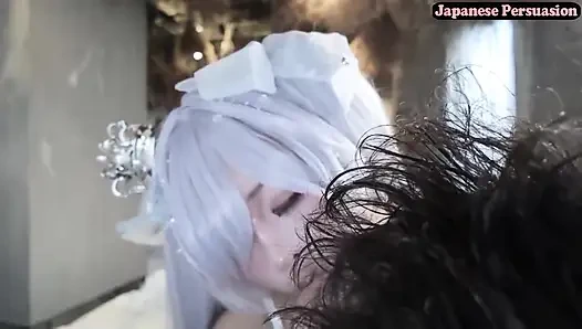 Çarpıcı cosplayer yakın çekim seansı dölleme finaline dönüşerken sabah vahşi başlıyor