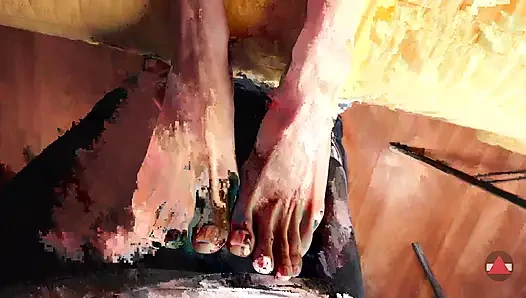Ayak fetişi videosu