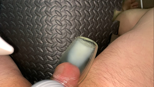 Small Penis Cumming In A Little Bottle With A Vibrator