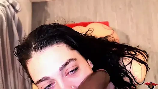 Amirah sky lagi asik seks antik di kamar mandi tengah malam