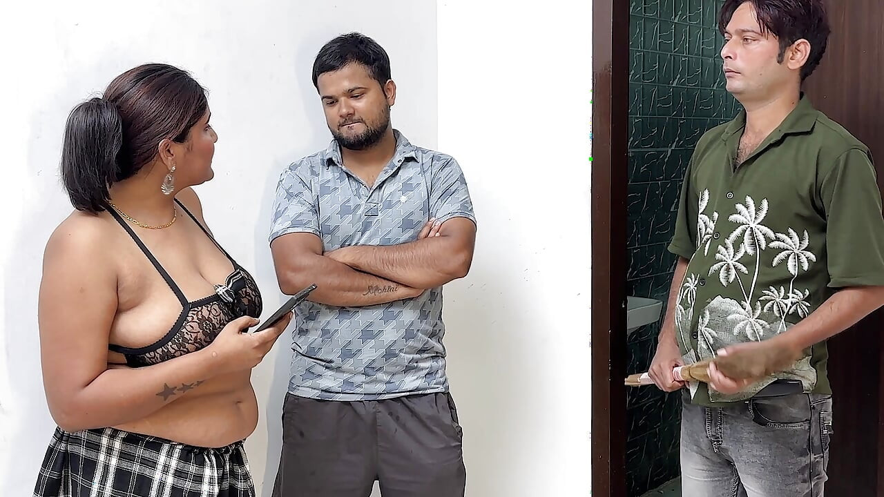 Wife of sex with servant in front of husband