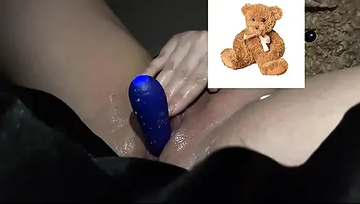 4k-ASMR YOGURT FOOD FETISH- KINKY STEPSISTER MASTURBATES WITH DILDO- CUMFLATION HENTAI-  -ARABIAN SNOWWHITE