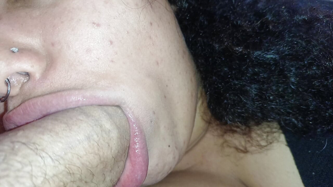 CREAMPIE ON HER SLUT FACE, SHE LOVES IT