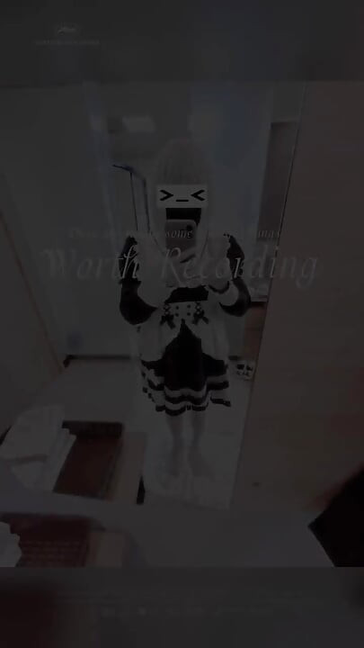 Crossdresser White Stocking and Maid