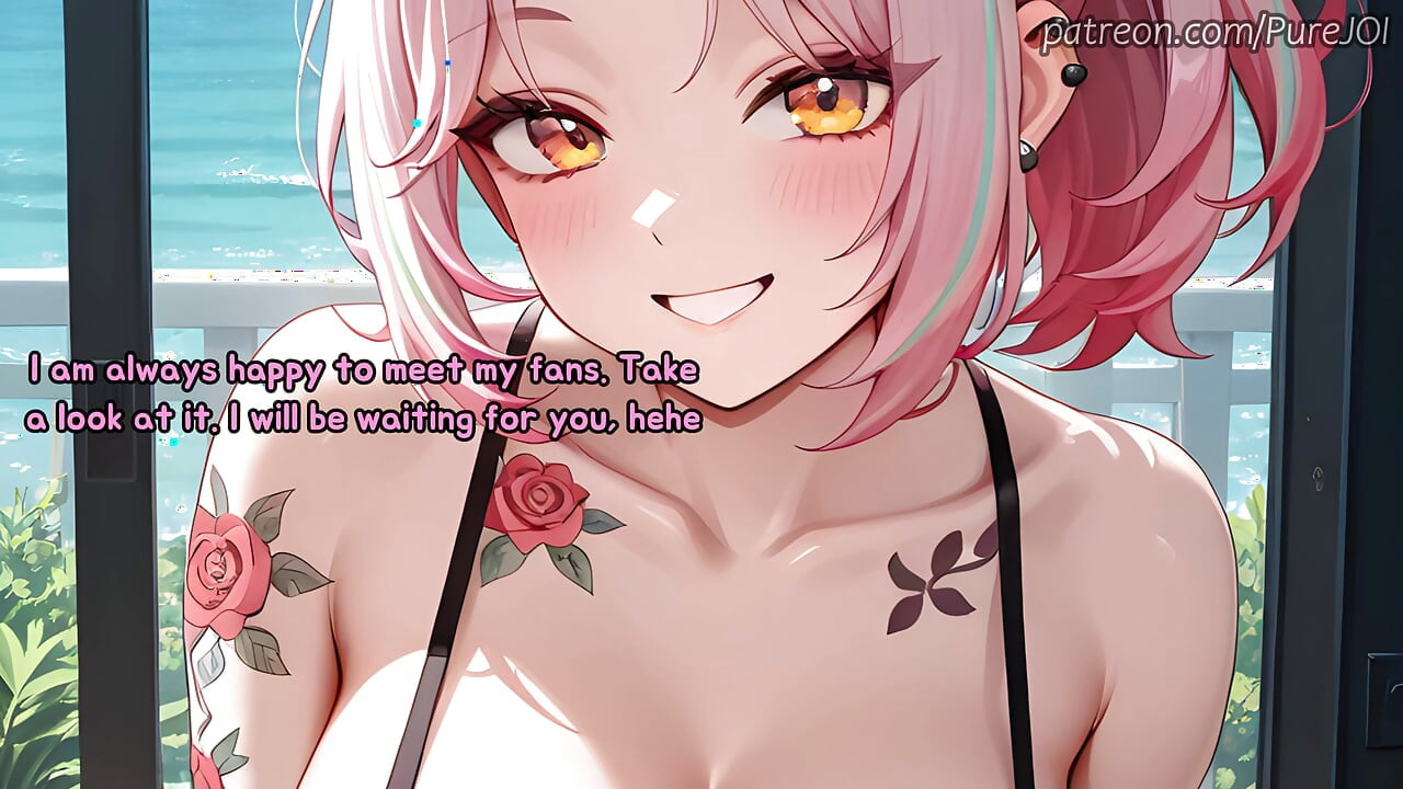 A vtuber Fefe moldou seu maior fã em um filhote leal (Anal JOI)