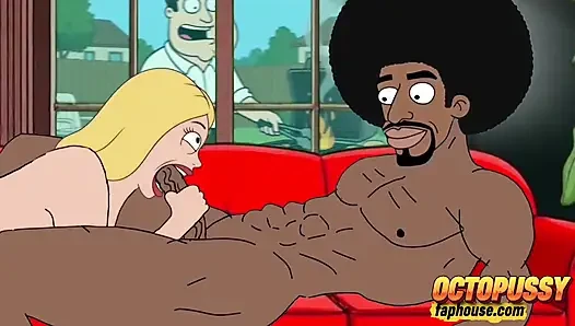 Black Plumber Fucks Married Housewife Behind Her Cuckold Husband's Back