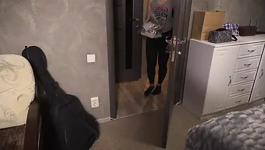 Girl Overeat Till Her Leggings Ripped Open Complete Blowout