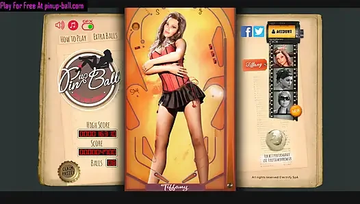 Pinup ball seksi striptizli langırt