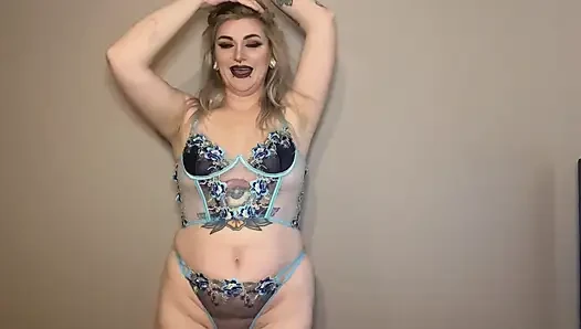 Winter-dessous anprobe