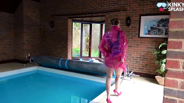 Swim & Play in Pvc Mac, Latex and Heels